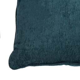 Divante Teal Chenille Cushion 45 x 45cm - Wilko - thumbnail 3