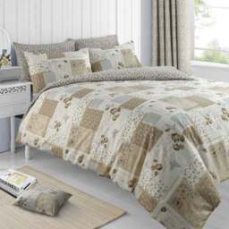 Velosso Maya Double Cream Duvet Set - Serene - Wilko - thumbnail 1