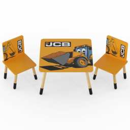 Kidsaw JCB 2 Seater Yellow Table and Chairs - Wilko - thumbnail 3