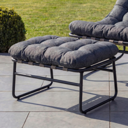 Artemis Home Solace Grey Garden Rocking Chair with Stool - Size: Single - Wilko - thumbnail 3