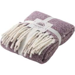 Cloud Touch Aisling Faux Mohair Fringed Thistle Throw 127 x 170cm - Size: 127 x 170 x 0.5cm - Wilko - thumbnail 1