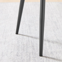 Furniturebox Boston Set of 2 Tan and Black Faux Leather Dining Chair - Brown - Wilko - thumbnail 5