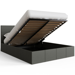 GFW Small Double Grey End Lift Ottoman Bed - Wilko - thumbnail 7