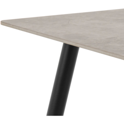 Florence 4 Seater Grey and Black Wicklow Rectangular Dining Table - Multi - Furniture To Go - Wilko - thumbnail 5
