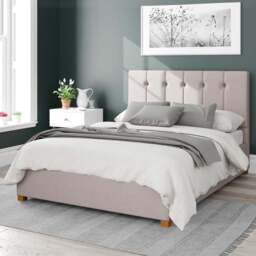 Aspire Hepburn Super King Off White Eire Linen Ottoman Bed - Aspire Beds - Wilko - thumbnail 1