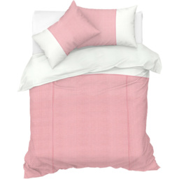 Sweet Dreams Lincoln Single Red Stripes Duvet Set - Wilko - thumbnail 3