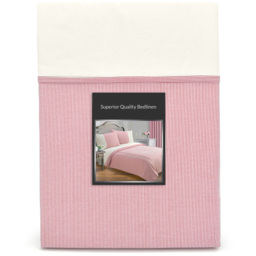 Sweet Dreams Lincoln Single Red Stripes Duvet Set - Wilko - thumbnail 4