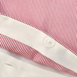 Sweet Dreams Lincoln Single Red Stripes Duvet Set - Wilko - thumbnail 5