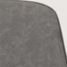 Seconique Quebec Concrete Effect Faux Leather 2 Seater Bar Table Set Black and Grey - Wilko - thumbnail 6