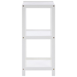 Premier Housewares 3 Tier Rustic Bathroom Shelf - Size: 36 x 36 x 78cm - White - Wilko - thumbnail 4