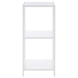 Premier Housewares 3 Tier Rustic Bathroom Shelf - Size: 36 x 36 x 78cm - White - Wilko - thumbnail 3