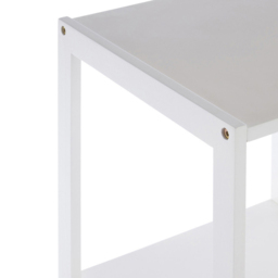 Premier Housewares 3 Tier Rustic Bathroom Shelf - Size: 36 x 36 x 78cm - White - Wilko - thumbnail 5