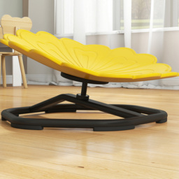 Tommy Toys Yellow Kids Flower Shaped Swivel Sensory Spinning Chair - Size: 29 x 50 x 54cm - Wilko - thumbnail 5