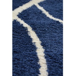 Homemaker Navy and Ivory Bubbles Snug Shaggy Rug 160 x 230cm - Multi - Wilko - thumbnail 3