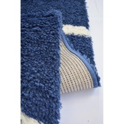 Homemaker Navy and Ivory Bubbles Snug Shaggy Rug 160 x 230cm - Multi - Wilko - thumbnail 4