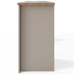 GFW Lancaster 4 Drawer Study Desk Grey - Size: 45 x 135 x 75cm - Wilko - thumbnail 6