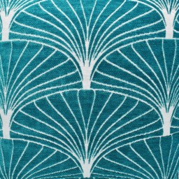 Velosso Palermo Chenille Teal Filled Cushion 43 x 43cm 2 Pack - Blue - Wilko - thumbnail 3