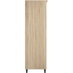 Stockholm Chevron 2 Door 2 Drawer Sonoma Oak Wardrobe - Size: 2 Door, 2 Drawer - Wood - LPD Home - Wilko - thumbnail 6