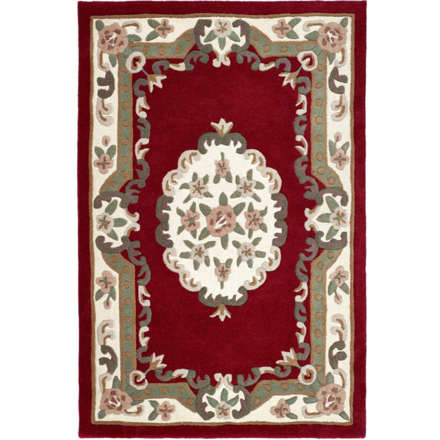 Origins Shensi Wine Wool Rug 75 x 150cm - Red - Origins Rugs - Wilko - image 1
