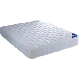 Neptune Super King Coil Sprung Mattress - White - Bedmaster - Wilko