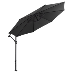 Living and Home Black Garden Cantilever Parasol 3m - Wilko