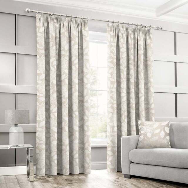 Intimates Serena Cream Tape Top Curtains 168 x 137cm - Size: W 168 x D 137cm - Wilko - image 1