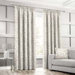 Intimates Serena Cream Tape Top Curtains 168 x 137cm - Size: W 168 x D 137cm - Wilko - thumbnail 1