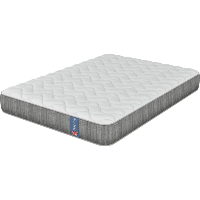 Aspire Small Double Long Life Pocket Mattress - White - Wilko - image 1