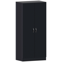 Vida Designs Riano 2 Door Black Wardrobe - Wilko - thumbnail 3