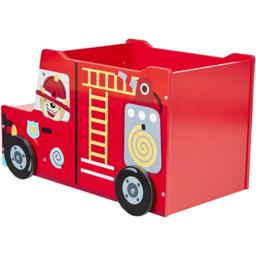 Liberty House Toys Kids Fire Engine Toy Box - Size: 35.5 x 60 x 31.5cm - Red - Wilko - thumbnail 4