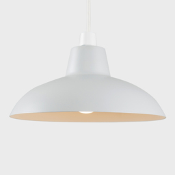 ValueLights Civic Metro Style Cool Grey Metal Retro Pendant Light Shade - Size: 12 x 28 x 28cm - Wilko - thumbnail 5