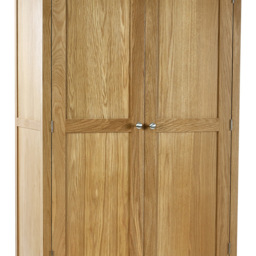 Julian Bowen Mallory 2 Door Single Drawer Combination Wardrobe - Size: 2 Door, Single Drawer - Brown - Wilko - thumbnail 4