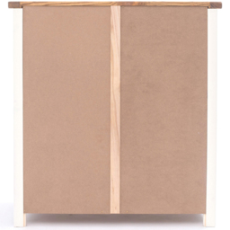 Lovere 4 Drawer Off White Chest of Drawers with Brass Drop Handles - Wilko - thumbnail 7