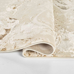 Desire Rugs Solarius Beige Living Room Abstract Area Rug 60 x 220m - Size: 60 x 220cm - Wilko - thumbnail 4
