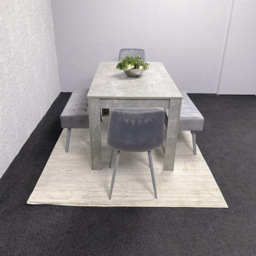 Kosy Koala 4 Seater Stone Dining Set Grey - Wilko - thumbnail 7