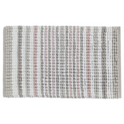 Milan Bath Mat - Blush Grey - Wilko - thumbnail 1