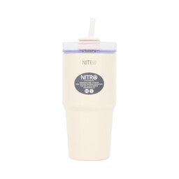 Nitro Stainless Steel Vacuum Tumbler with Straw - Wilko - thumbnail 3