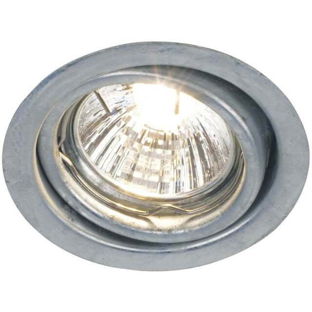 Nordlux Tip Galvanised Downlight - Size: 8.5 x 8 x 8.5cm - Silver - Wilko - image 1
