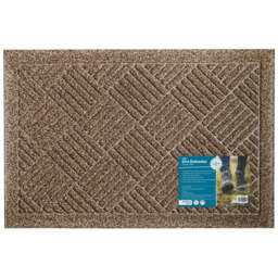JVL Dirt Defender Beige Square Door Mat 40 x 60cm 2 Pack - Cream - JVL Homewares - Wilko - thumbnail 5