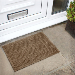 JVL Dirt Defender Beige Square Door Mat 40 x 60cm 2 Pack - Cream - JVL Homewares - Wilko - thumbnail 3