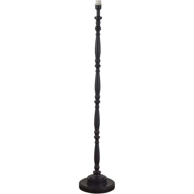 Lighting Collection Baldwin Grey Candle Stick Spindle Floor Lamp Base 150cm - Size: 27 x 30 x 36cm - Wilko - image 1