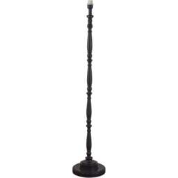 Lighting Collection Baldwin Grey Candle Stick Spindle Floor Lamp Base 150cm - Size: 27 x 30 x 36cm - Wilko