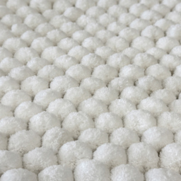 Allure Bath Fashions Luxury Chunky Bobble White Bath Mat 50 x 80cm - Size: 50 x 80 x 1cm - Wilko - thumbnail 4