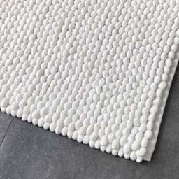 Allure Bath Fashions Luxury Chunky Bobble White Bath Mat 50 x 80cm - Size: 50 x 80 x 1cm - Wilko - thumbnail 5