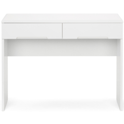 Julian Bowen Manhattan 2 Drawer White Dressing Table - Size: 35 x 100 x 77cm - Wilko - thumbnail 4