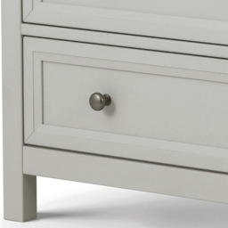 Julian Bowen Maine 3 Drawer Wide Dove Grey Chest of Drawers - Wilko - thumbnail 5