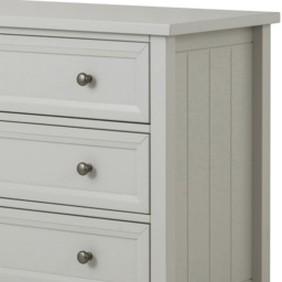 Julian Bowen Maine 3 Drawer Wide Dove Grey Chest of Drawers - Wilko - thumbnail 4