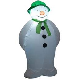 Samuel Alexander Snowman Inflatable Christmas Decoration 6ft - Size: 180 x 80 x 80cm - White - Wilko - thumbnail 3