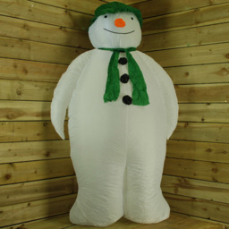 Samuel Alexander Snowman Inflatable Christmas Decoration 6ft - Size: 180 x 80 x 80cm - White - Wilko