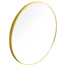 Living and Home Gold Frame Nordic Wall Mounted Bathroom Mirror 50cm - Size: 50 x 50cm - Wilko - thumbnail 4